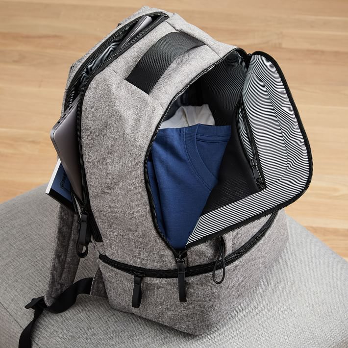 West Elm Backpack with Drop Bottom West Elm