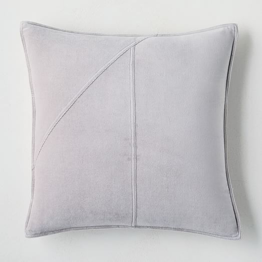 Washed Cotton Velvet Pillow Cover West Elm