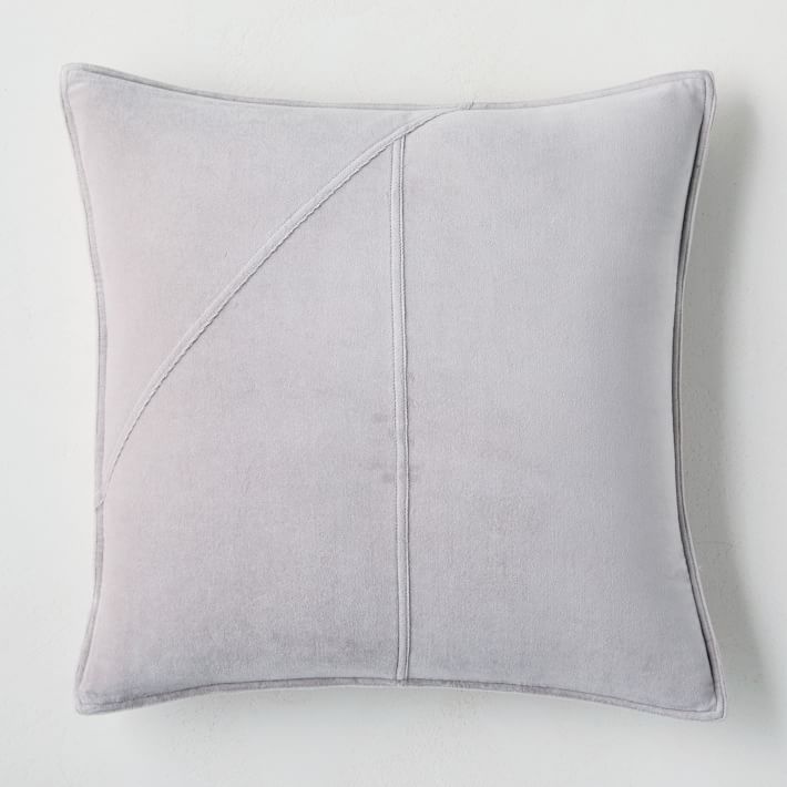 Washed Cotton Velvet Pillow Cover West Elm
