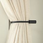 Oversized Curtain Rod Tiebacks - Dark Bronze | West Elm