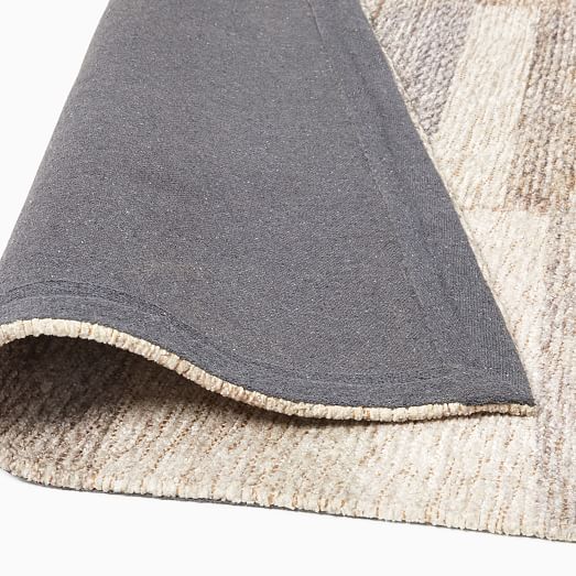 Colorblock Broken Stripe Rug West Elm