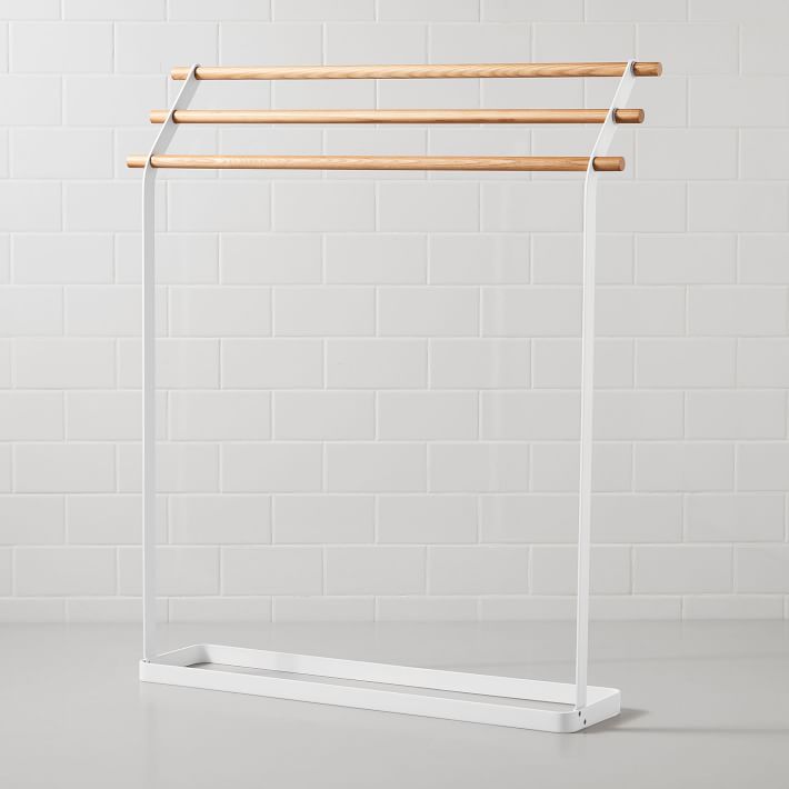 Yamazaki Standing Bath Towel Hanger West Elm