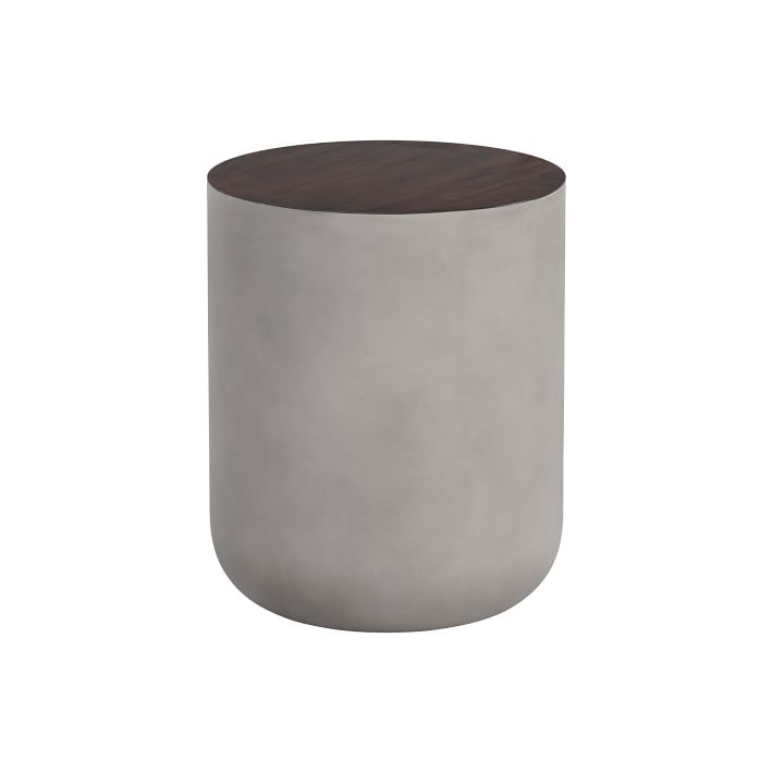 TwoTone Concrete Side Table West Elm