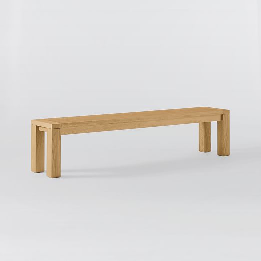 Tahoe Wood Dining Bench West Elm