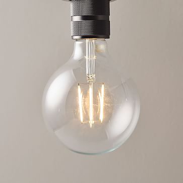 LED Light Bulb, Clear Large Globe