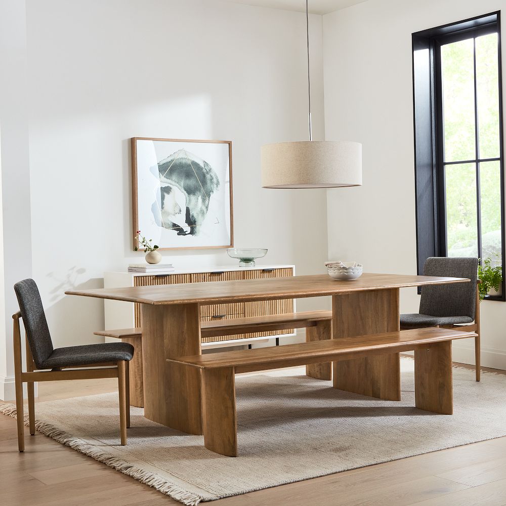 Anton Solid Wood Dining Bench (58