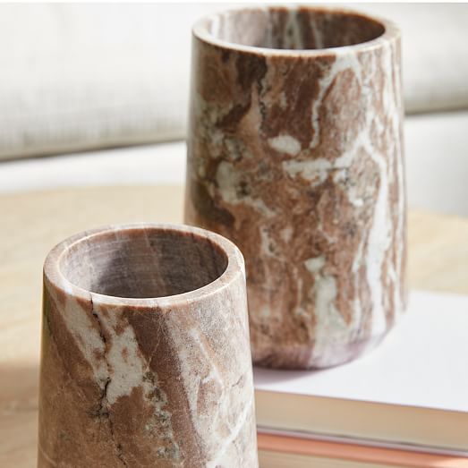 Pink Marble Vases West Elm