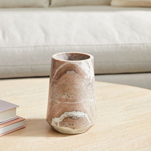 Pink Marble Vases West Elm