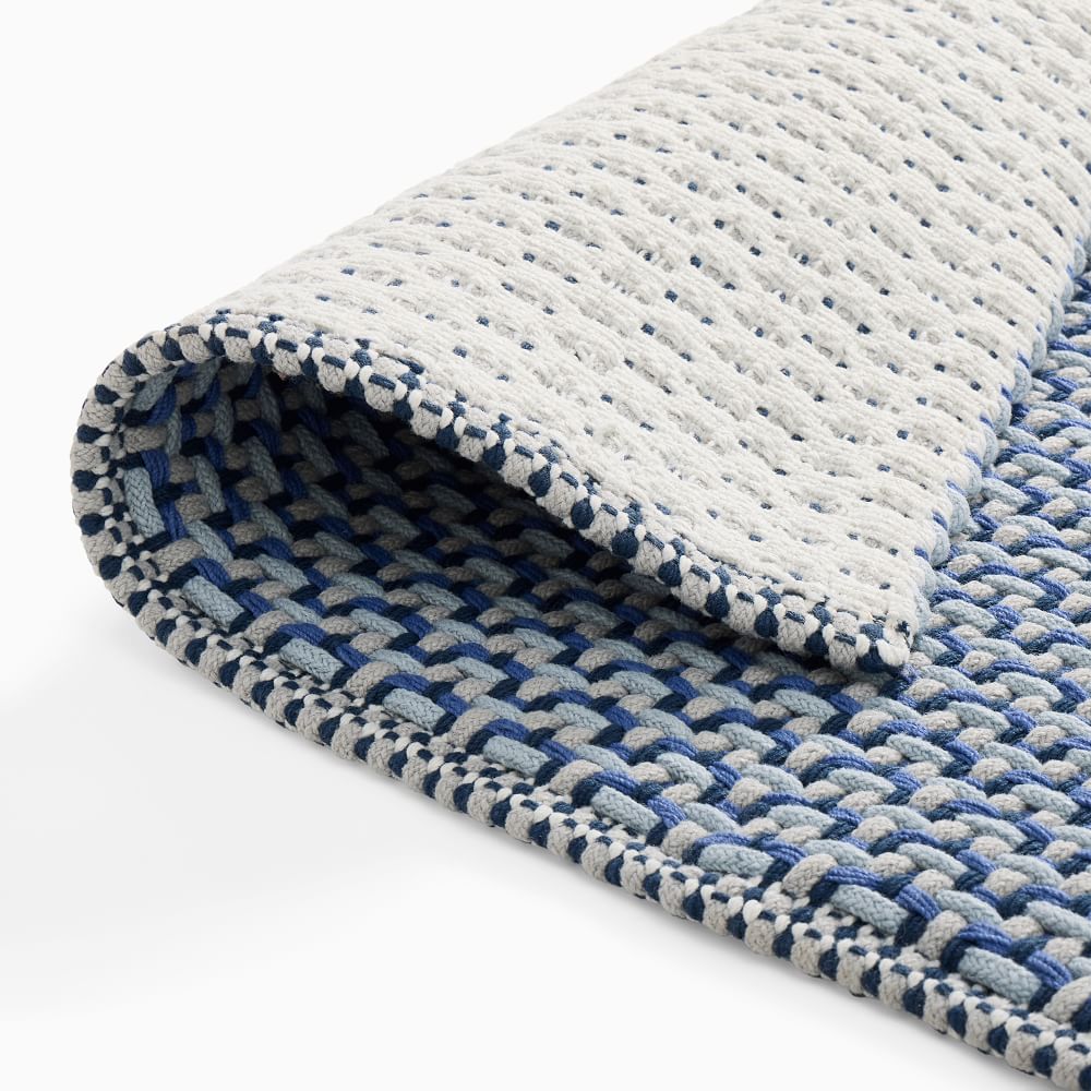 Indoor/Outdoor Basketweave Low Maintenance Rug | West Elm