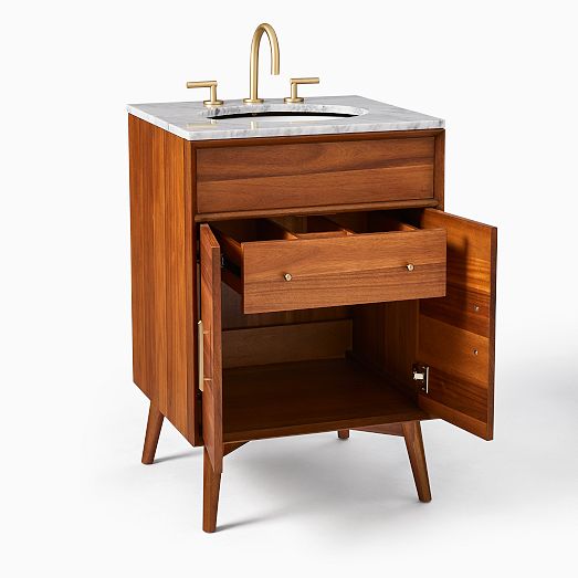 MidCentury Single Bathroom Vanity (24"49") Acorn West Elm