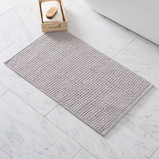 Plush Waffle Bath Mat West Elm