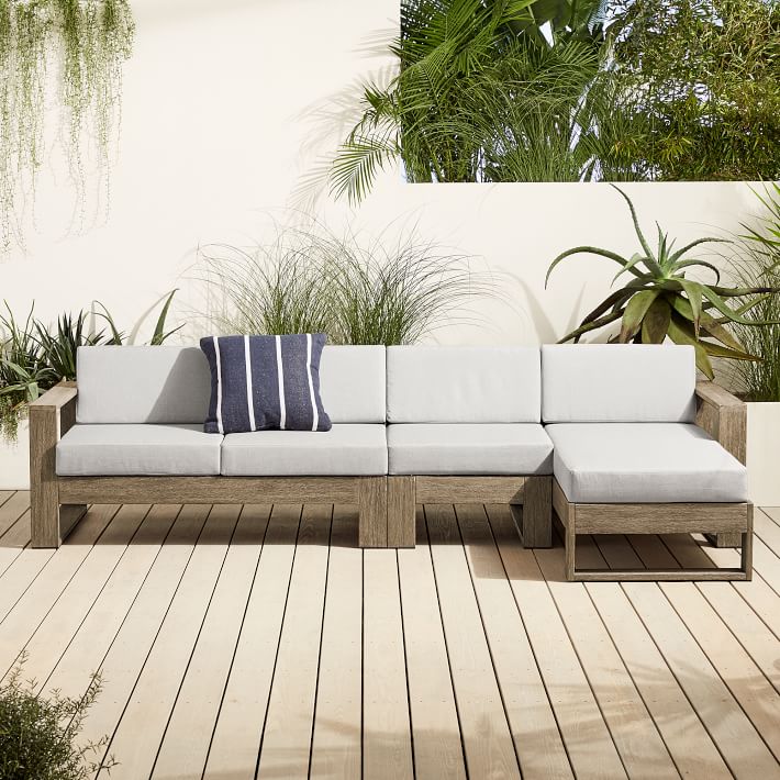 Build Your Own Portside Outdoor Sectional West Elm