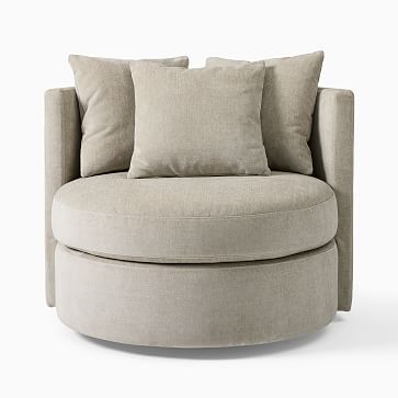 Roundabout Swivel Chair | West Elm