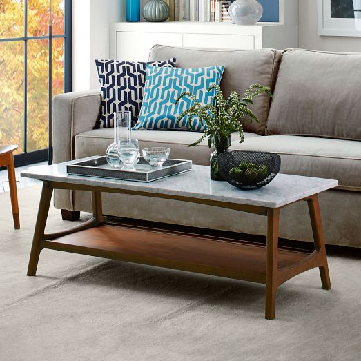 MidCentury Storage Coffee Table Modern Living Room Furniture West Elm