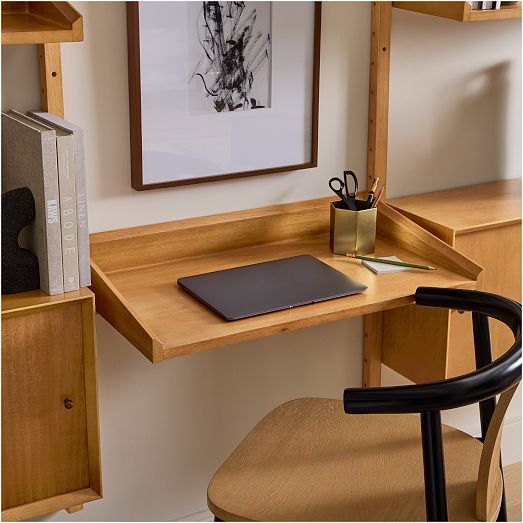 MidCentury Modular Storage Wall Desk West Elm