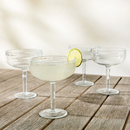 Organic Shaped Acrylic Margarita Glass Sets West Elm
