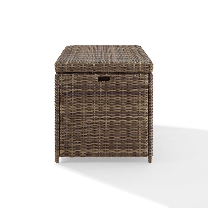 Bradenton Outdoor Wicker Storage Bin West Elm