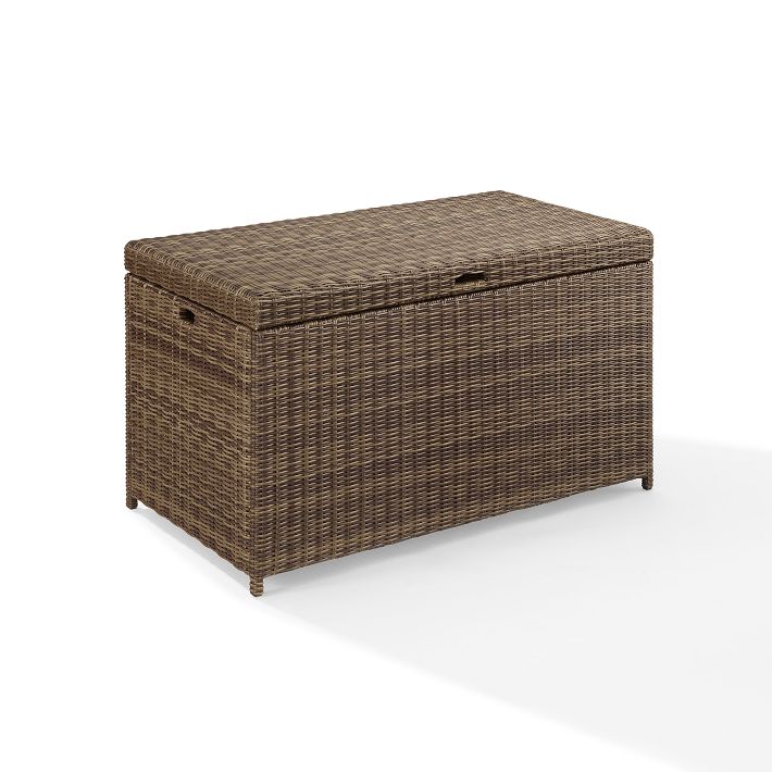 Bradenton Outdoor Wicker Storage Bin West Elm