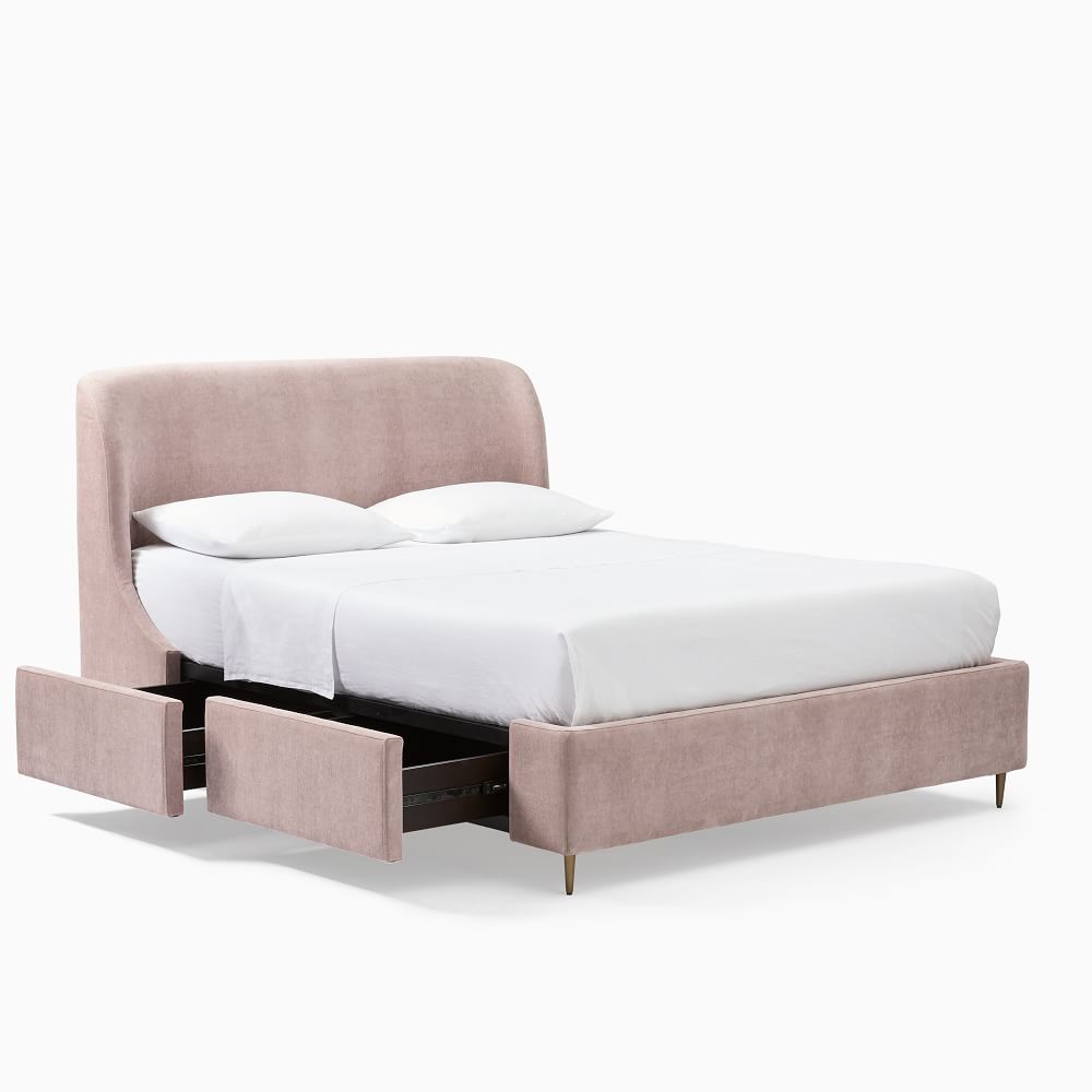 Lana Upholstered Storage Bed West Elm