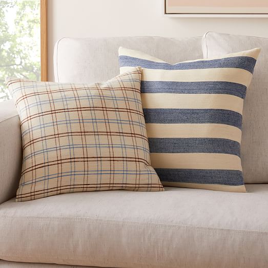 Heather Taylor Home Mayfair Stripe Silk Pillow Cover | West Elm