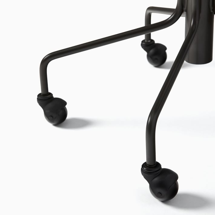 Petal Upholstered Swivel Office Chair West Elm