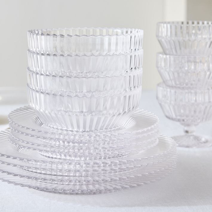 Archie Glass Dinnerware Collection West Elm