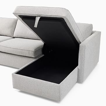 Harris 2-Piece Sleeper Sectional w/ Storage Chaise (109") | West Elm