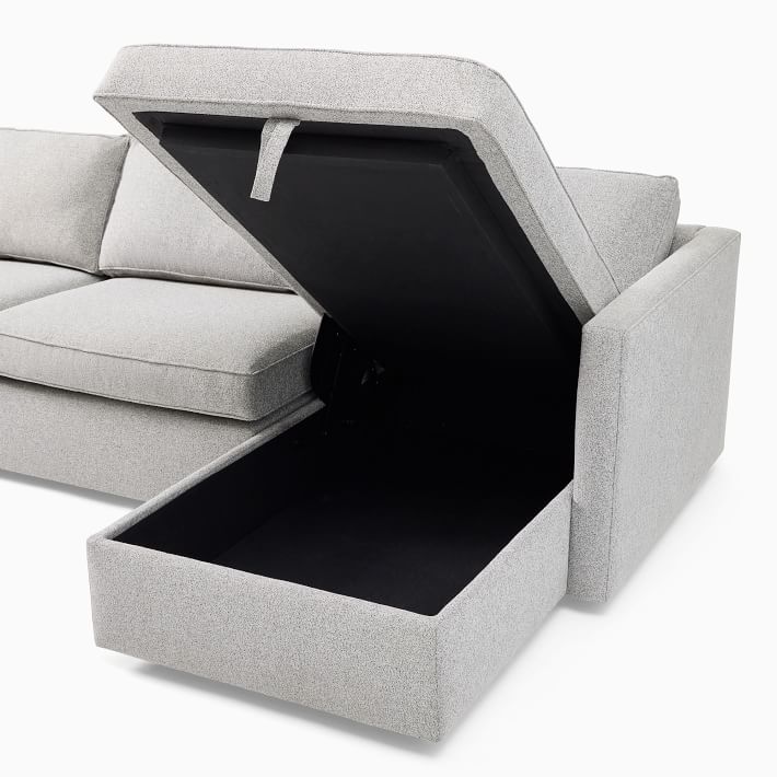 Harris 2Piece Sleeper Sectional w/ Storage Chaise (109") West Elm