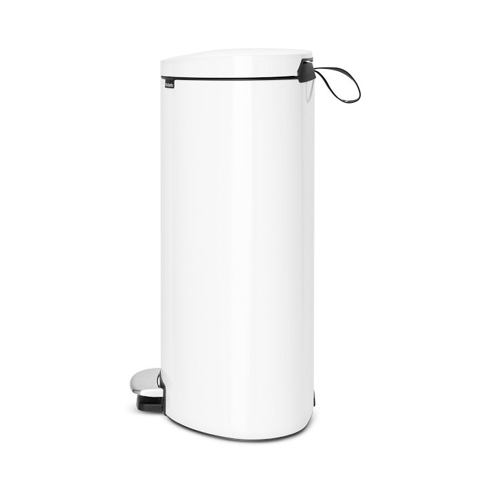 Simple Human 30L Round Trash Can With 60 Bag Case Bundle - Brand New