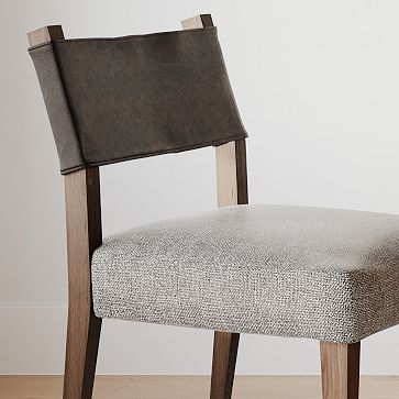 Leather-Backed Dining Chair (Set of 2) | West Elm