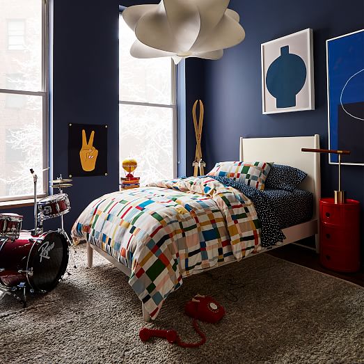 Mid-Century Painted Bed | West Elm