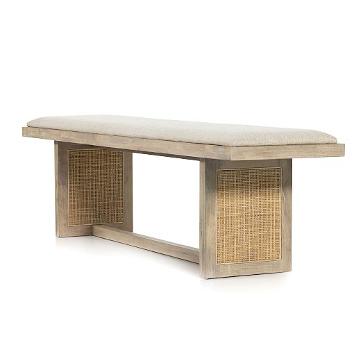 Yvette Upholstered Dining Bench (74") | West Elm