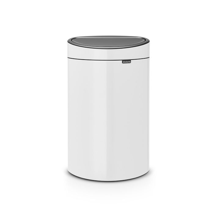Brabantia Touch Top Trash Can (10.6 Gallon) West Elm