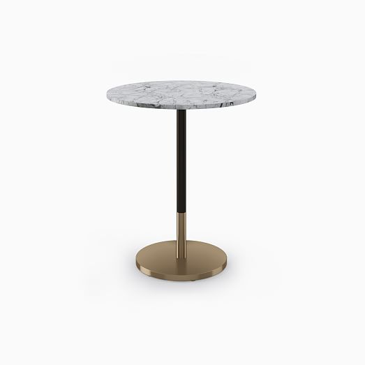 Orbit Faux Marble Bar Table - Round | West Elm