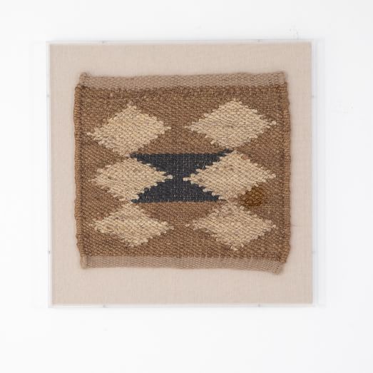 Tabitha Framed Textile Art West Elm