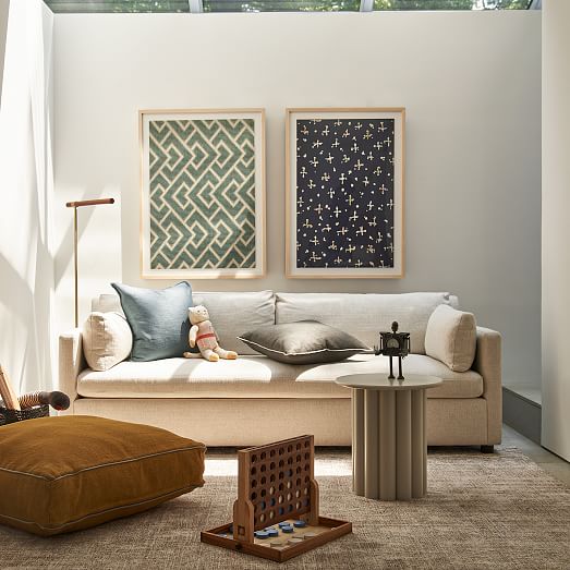 Linear Wood LED Floor Lamp | West Elm