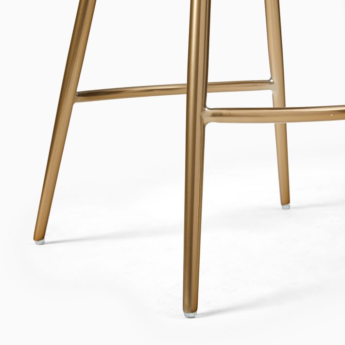 Finley Leather Counter Stool West Elm