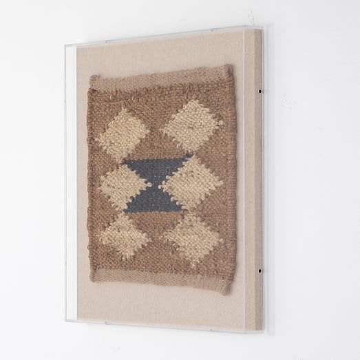 Tabitha Framed Textile Art West Elm