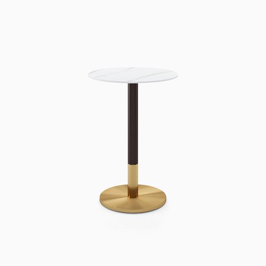 Orbit Restaurant Round Bar Table - Porcelain | West Elm