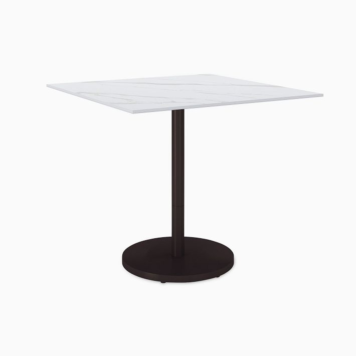 Orbit Restaurant Square Dining Table Porcelain West Elm