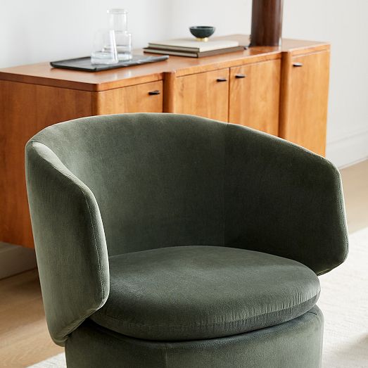 Crescent Swivel Chair West Elm