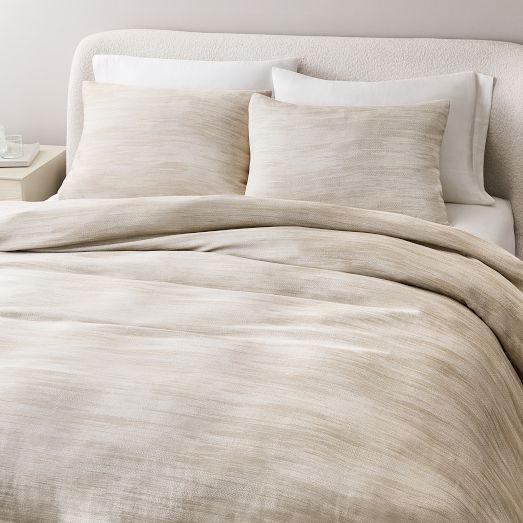 Silky TENCEL™ Striated Duvet Cover & Shams West Elm