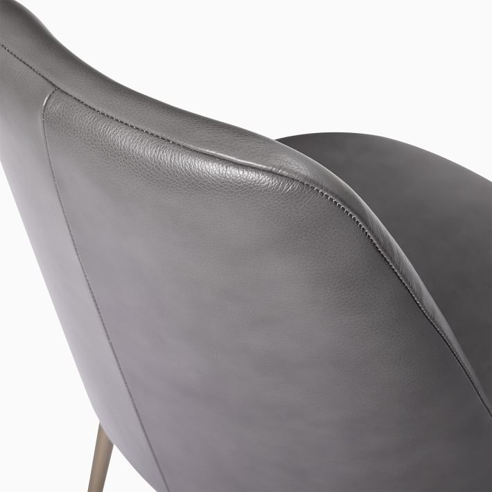 Finley LowBack Leather Dining Chair (Set of 2) West Elm