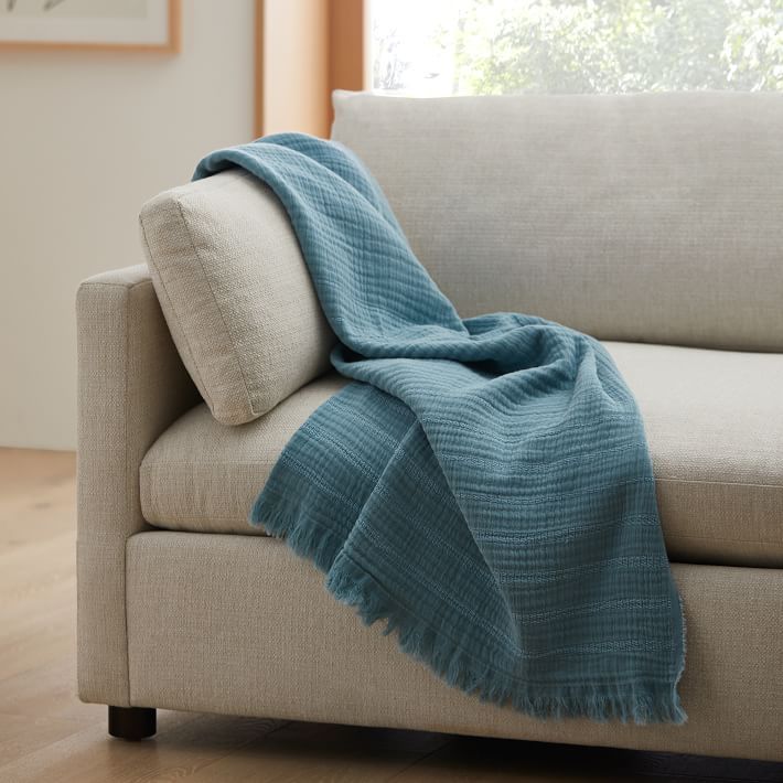 Dreamy Gauze Throw West Elm