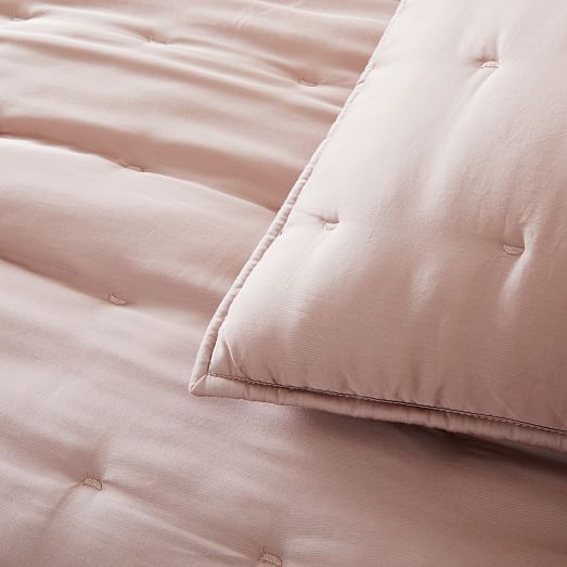 Silky TENCEL™ Crescent Stitch Quilt & Shams West Elm