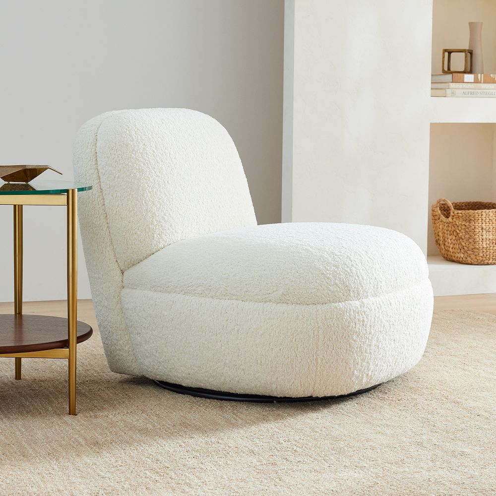 Addie Swivel Chair | West Elm