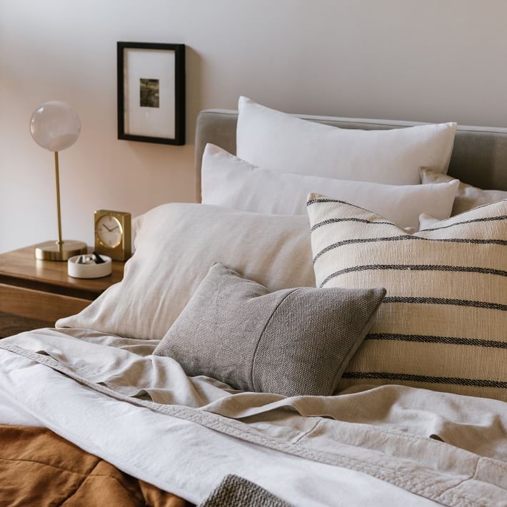 Cotton Canvas Pillow Cover West Elm