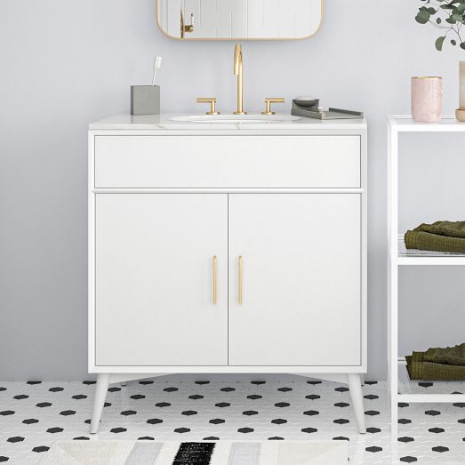 Mid Century Bathroom Storage West Elm
