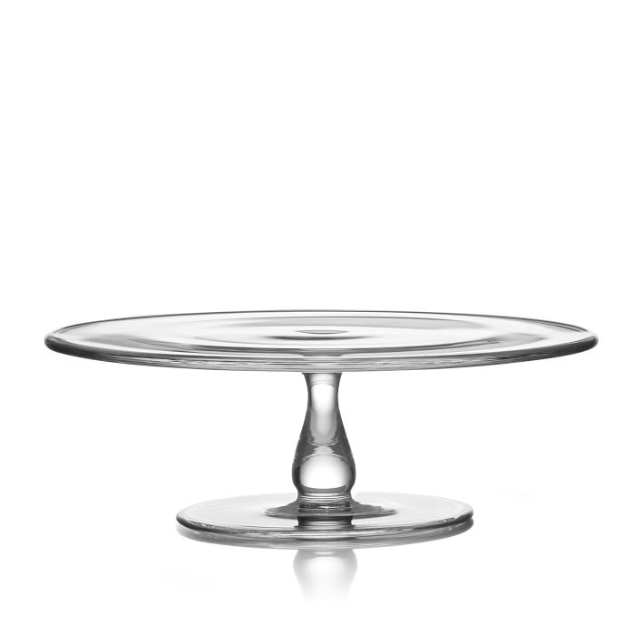 Nambe Moderne Glass Cake Stand West Elm