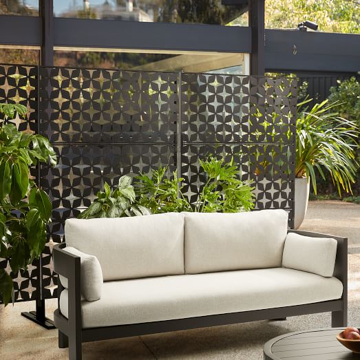 Outdoor Metal Privacy Screens Stars West Elm